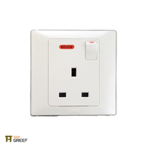 ⁦OKES Socket Single 13A⁩ - الصورة ⁦6⁩