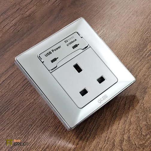 ⁦OKES Socket USB 13A⁩ - الصورة ⁦8⁩