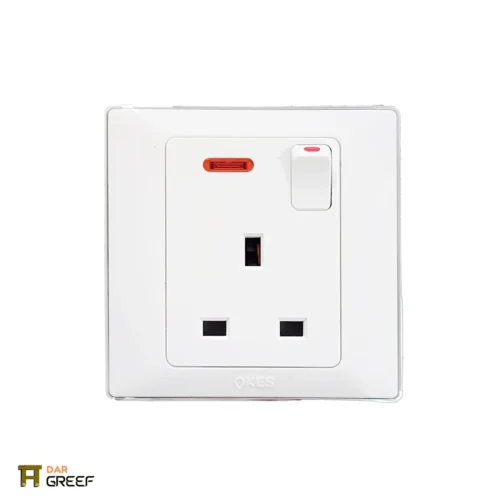 ⁦OKES Socket Single 13A⁩ - الصورة ⁦3⁩